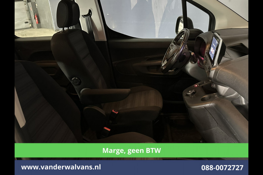 Opel Combo Life 1.2 Turbo 131pk *Marge, GEEN BTW* Automaat 5 Persoons Benzine L1H1 Euro6 Airco | 5-Zits | Navigatie | Apple Carplay Android Auto, Cruisecontrol, Trekhaak, Parkeersensoren, Achterklep, Dubbele Cabine