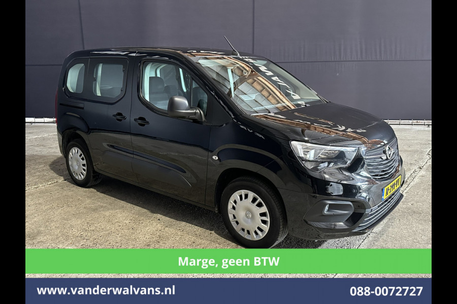 Opel Combo Life 1.2 Turbo 131pk *Marge, GEEN BTW* Automaat 5 Persoons Benzine L1H1 Euro6 Airco | 5-Zits | Navigatie | Apple Carplay Android Auto, Cruisecontrol, Trekhaak, Parkeersensoren, Achterklep, Dubbele Cabine