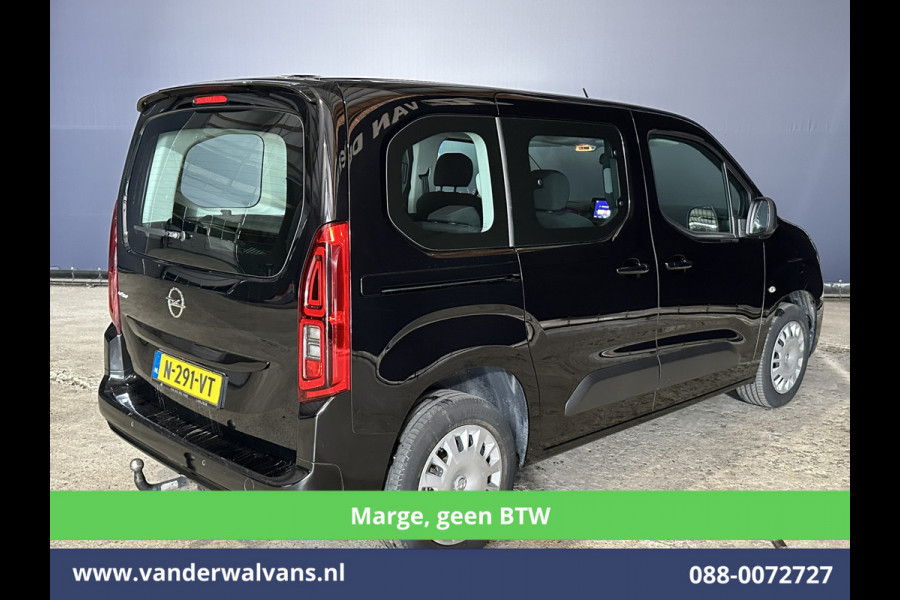 Opel Combo Life 1.2 Turbo 131pk *Marge, GEEN BTW* Automaat 5 Persoons Benzine L1H1 Euro6 Airco | 5-Zits | Navigatie | Apple Carplay Android Auto, Cruisecontrol, Trekhaak, Parkeersensoren, Achterklep, Dubbele Cabine