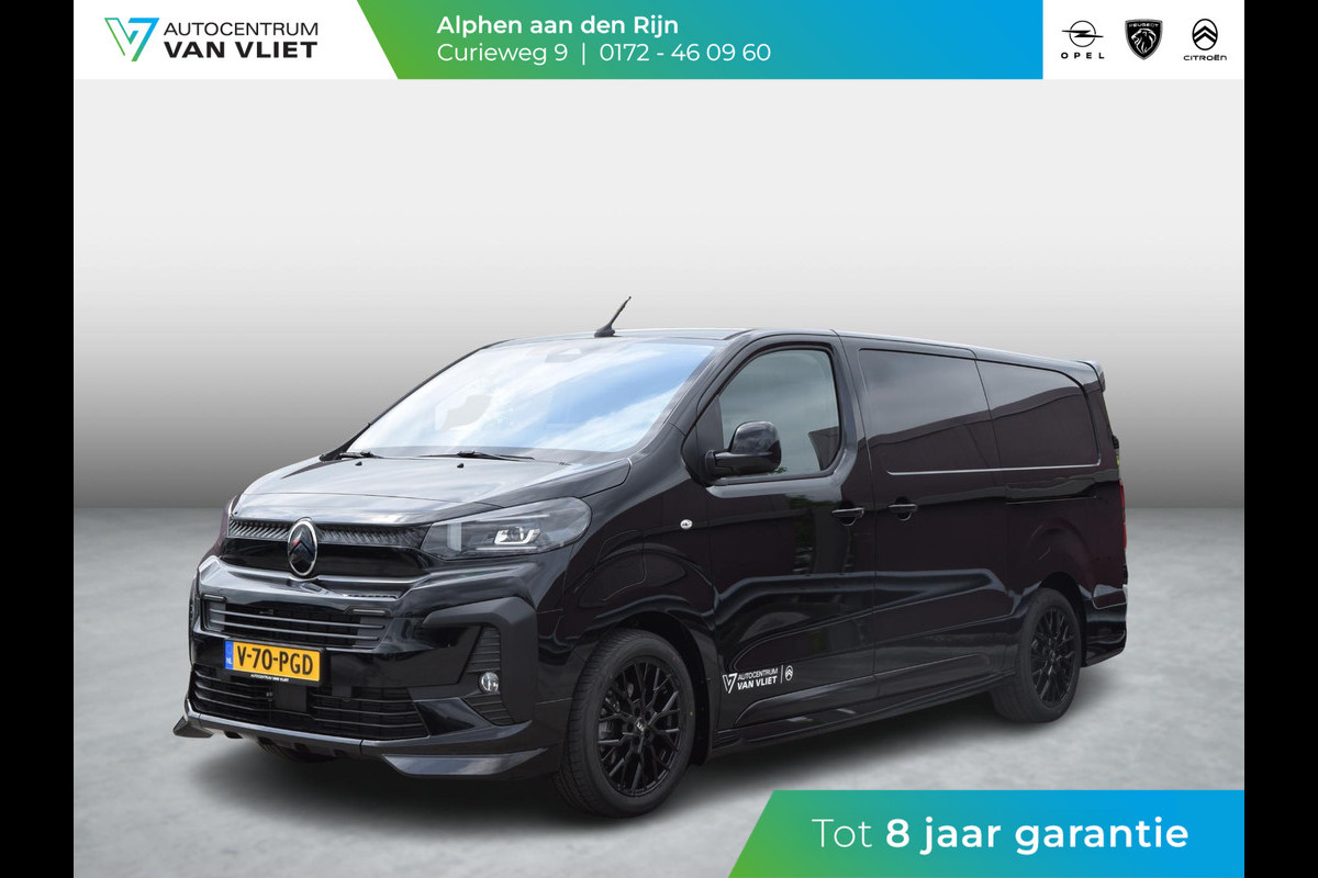 Citroën ë-Jumpy L3 75 kWh | STX Sport | Mooiste bus van NL (!) | Lederen bekleding | Spoilerpakket | 18 inch Lichtmetalen velgen | City NAV pakket | Comfort pakket | Winterpakket | 2x schuifdeur | laadruimtebetimmering |