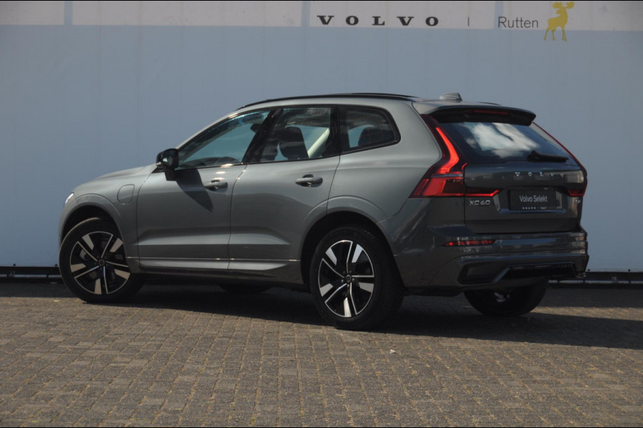 Volvo XC60 T6 350PK Automaat AWD Plus Dark / Trekhaak / BLIS / Adaptieve cruise control / Panoramadak / Apple carplay / Parkeersensoren met camera / Elektrische achterklep / Elektrische stoelen met geheugen / Stoel en stuurwielverwarming