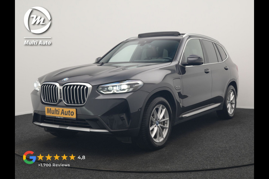 BMW X3 xDrive30e Business Edition Plus PHEV 293pk Dealer O.H. | Trekhaak Af Fabriek | Panodak | Head Up | Lederen Sportstoelen Memory & Verwarmd | Hifi Audio | Keyless | Blis | Apple Carplay | Navigatie | DAB | Cruise Control | Plug In Hybrid |