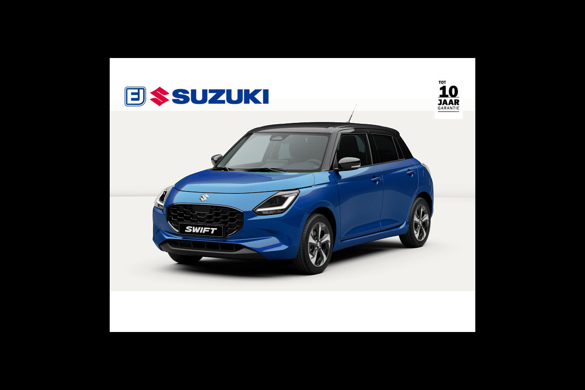 Suzuki Swift 1.2 Style Smart Hybrid CVT Automaat | Uit voorraad leverbaar | 1068 | €2.200,- voordeel | Adapt. Cruise | Camera | Stoelverwarming | 16'' | Dodehoek | Carplay/Android Auto | Inklapbare spiegels | Climate | Sm