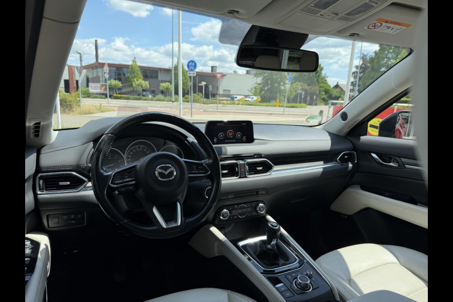 Mazda CX-5 2.0 SkyActiv-G 165 GT-Luxury Mazda CX-5 2.0 SAG 165 GT-Luxury | AERO-PAKKET | TREKHAAK | PURE WHITE LEDER | 19"LM |