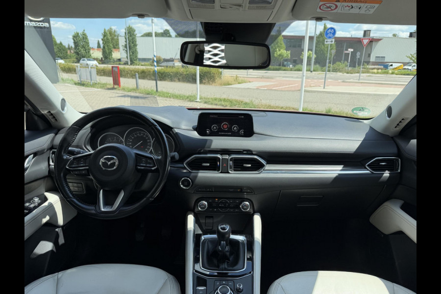 Mazda CX-5 2.0 SkyActiv-G 165 GT-Luxury Mazda CX-5 2.0 SAG 165 GT-Luxury | AERO-PAKKET | TREKHAAK | PURE WHITE LEDER | 19"LM |