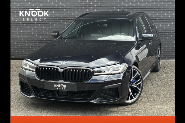 BMW 5 Serie Touring 530d High Executive M Sport Pakket Automaat / Live Cockpit Professional / Head-Up Display / Panoramadak / Laser / Adaptieve Cruise Control / Stoelverwarming / HiFi / 20 Inch / Sportstoelen voor / DAB