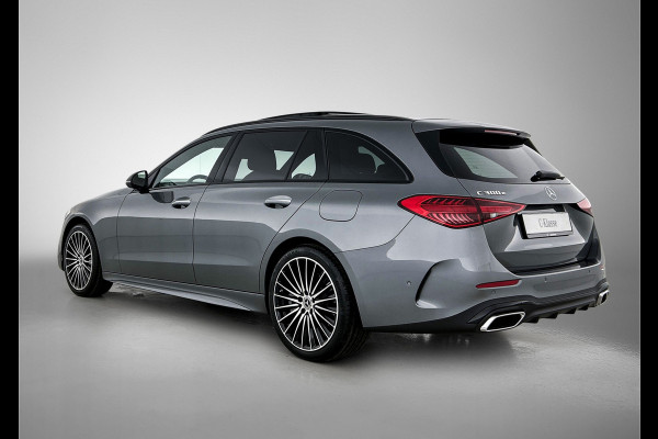 Mercedes-Benz C-Klasse Estate 300 e 140 Years Edition Comfortpakket Plus | Winterpakket | Parkeerpakket met 360°-camera | Panoramaschuifdak | DISTRONIC | 19" multispaaks lichtmetalen AMG-velgen |