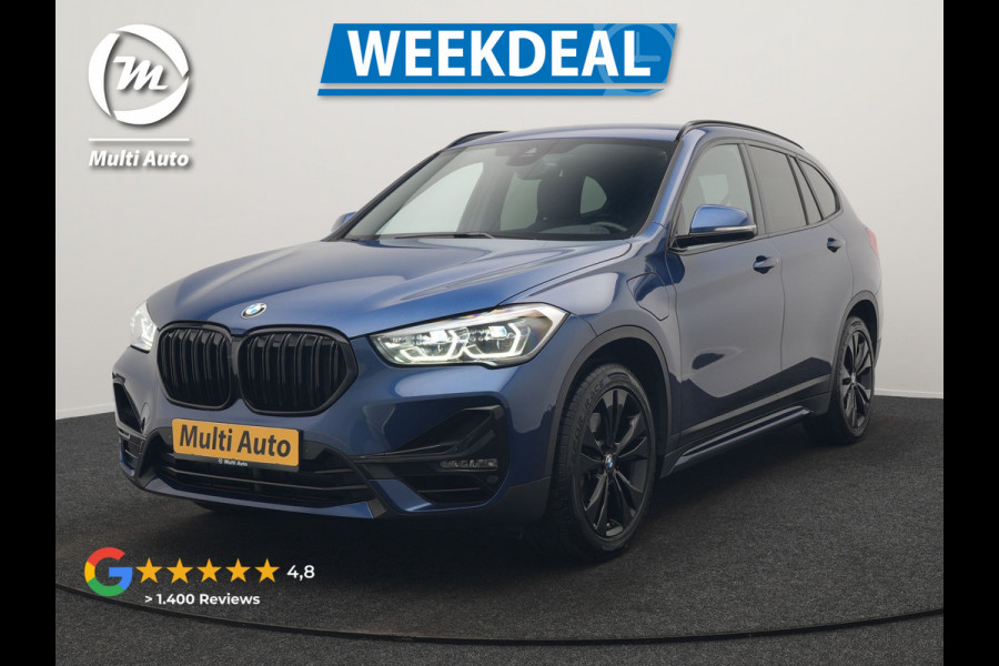 BMW X1 xDrive25e Sportline PHEV 221pk Dealer O.H. | Trekhaak Afn. | Camera | Adaptive LED | Hifi Sound | Sportstoelen Verwarmd | Sfeerverlichting | Apple Carplay | Navigatie | DAB | Cruise Control | Plug In Hybrid |