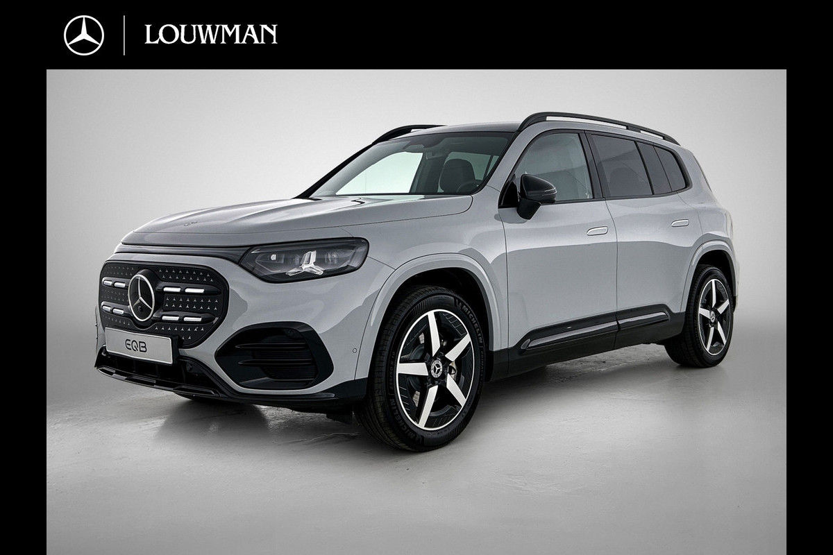Mercedes-Benz Glb 200 Business Solution AMG 7p. 58 kWh | Premium Plus pakket | Winterpakket | Nightpakket | Parkeerpakket | Trekhaak | Sportstoelen | GUARD 360° | Vast panoramadak | Burmester® 3D surround sound system | 19” vijfspaaks AMG-velgen |