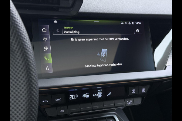 Audi A3 Sportback 45 TFSI e S edition Competition 272pk PHEV| 8.000KM!  | INCL. BTW | 143km RANGE WLTP!! | ADD. CRUISE | PANORAMADAK | FABRIEKSGARANTIE t/m 04-2027| MEGA COMPLETE AUTO| S-LINE BINNEN + BUITEN| LEDER|