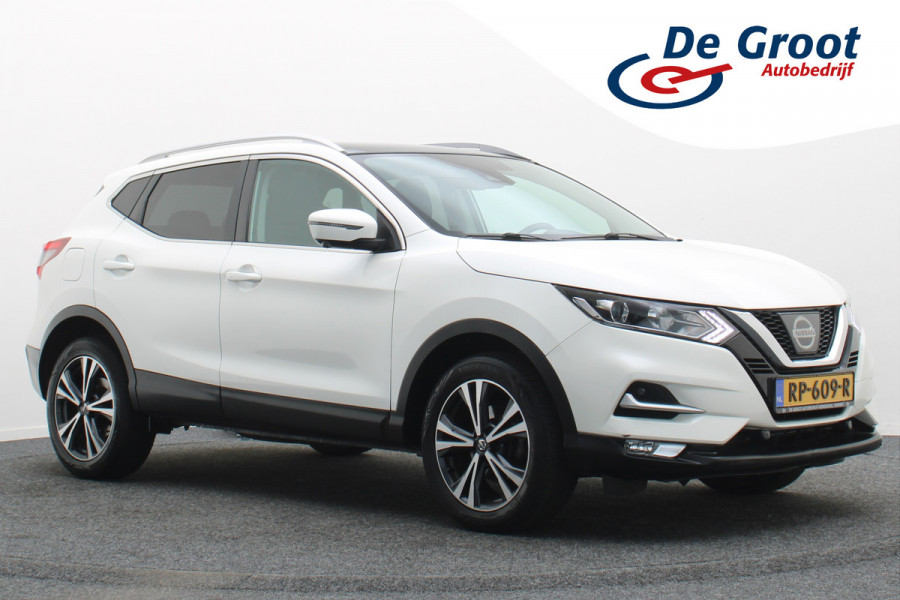 Nissan QASHQAI 1.2 N-Connecta Panoramadak, 360° Camera, Cruise, Bluetooth, Rijstrooksenor, PDC, 18''