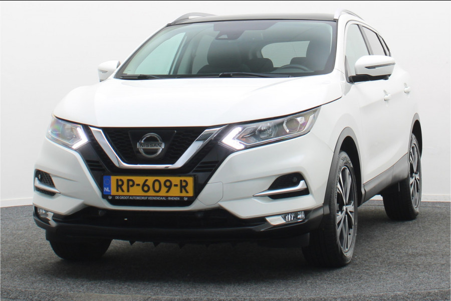 Nissan QASHQAI 1.2 N-Connecta Panoramadak, 360° Camera, Cruise, Bluetooth, Rijstrooksenor, PDC, 18''