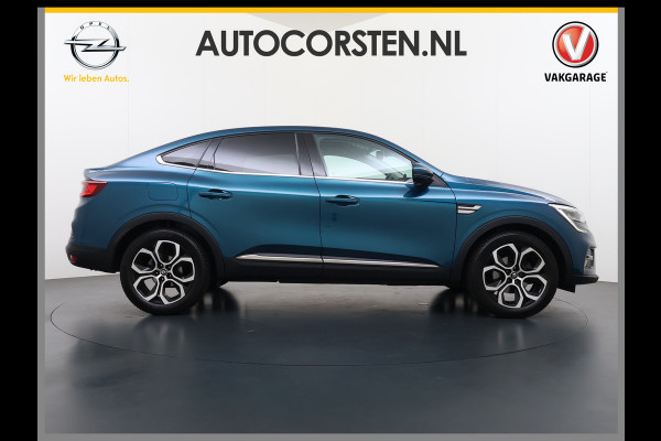 Renault Arkana 1.6 E-Tech Hybrid 145PK Automaat Trekhaak Adap.Cruise Navi Camera Ecc Apple Carplay Android Auto Intens Regen-Lichtsensor Lmv 18" Privacy Glas Pdc Bluetooth DAB Lane Assist Isofix Origineel Nederlandse Auto