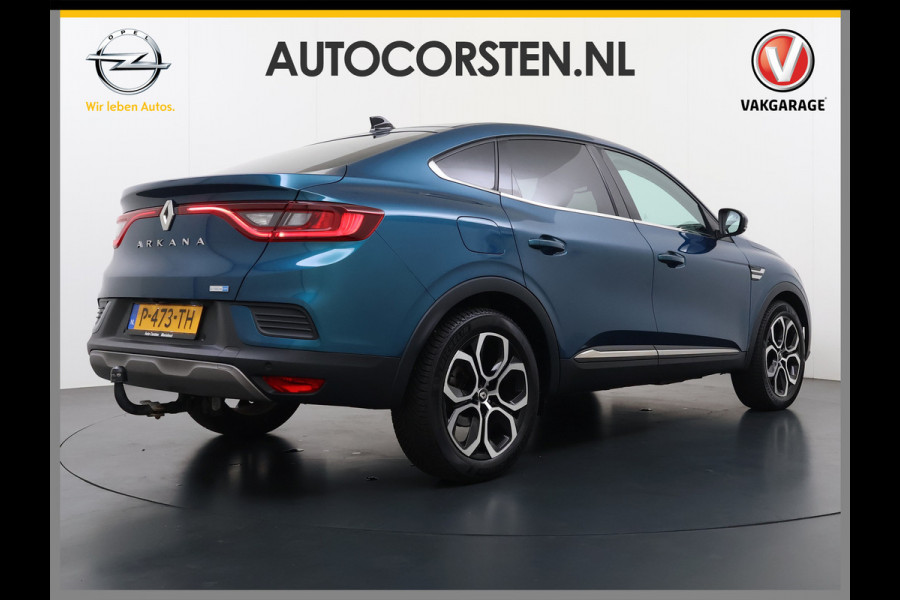 Renault Arkana 1.6 E-Tech Hybrid 145PK Automaat Trekhaak Adap.Cruise Navi Camera Ecc Apple Carplay Android Auto Intens Regen-Lichtsensor Lmv 18" Privacy Glas Pdc Bluetooth DAB Lane Assist Isofix Origineel Nederlandse Auto