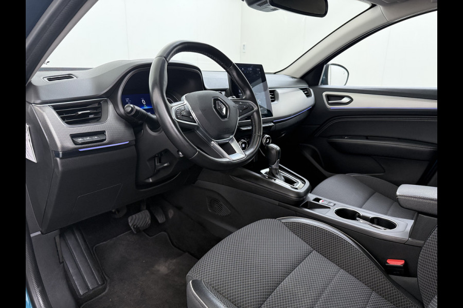 Renault Arkana 1.6 E-Tech Hybrid 145PK Automaat Trekhaak Adap.Cruise Navi Camera Ecc Apple Carplay Android Auto Intens Regen-Lichtsensor Lmv 18" Privacy Glas Pdc Bluetooth DAB Lane Assist Isofix Origineel Nederlandse Auto