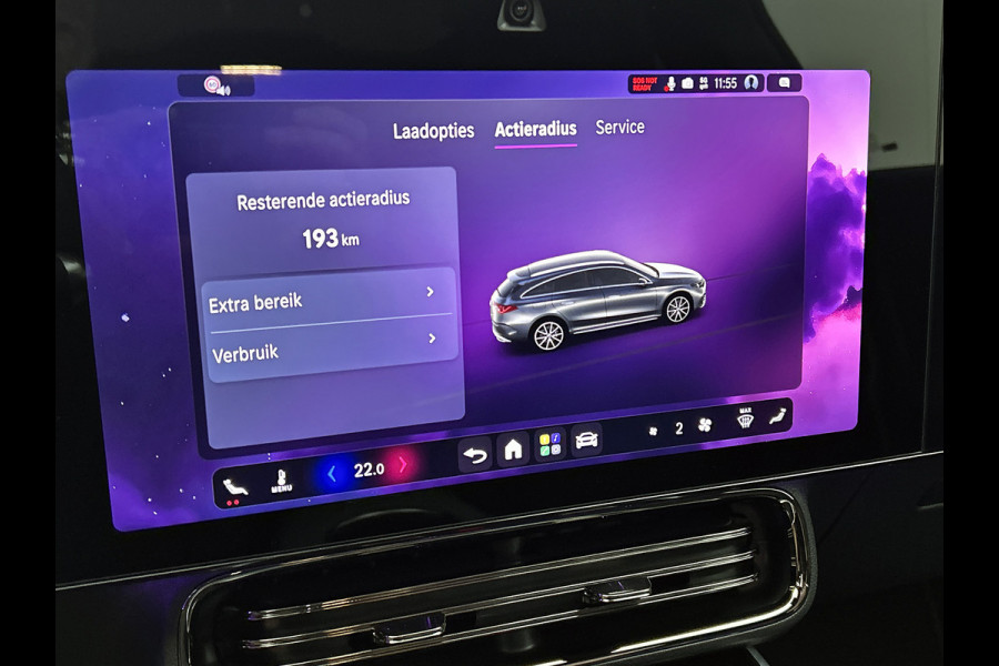 Mercedes-Benz CLA-Klasse Shooting Brake 250+ Business Solution AMG 85 kWh | Nightpakket | Trekhaak | Warmtewerend, donkergetint glas | Massagefunctie | Vast panoramadak | 18 inch vijfspaaks AMG-velgen |