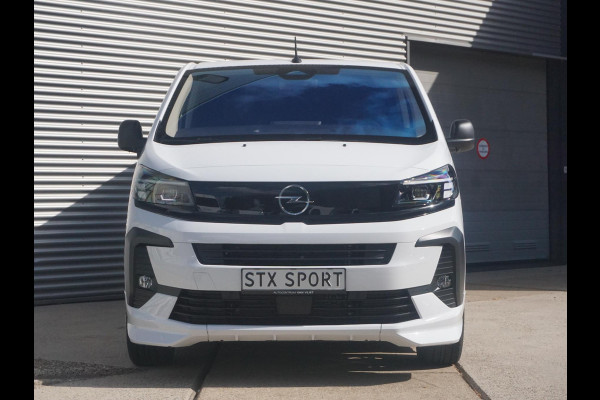 Opel Vivaro-e Dubbele Cabine 75kWh | STX Sport | Mooiste  bus van NL (!) | Lederen bekleding | Spoilerpakket | 18 inch Lichtmetalen velgen | Dynamic Comfort NAV Pakket | Winterpakket | 2x schuifdeur | Betimmering | Comfortstoelen |