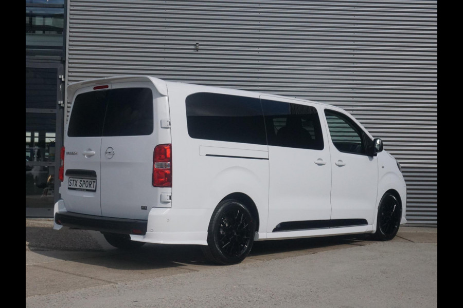 Opel Vivaro-e Dubbele Cabine 75kWh | STX Sport | Mooiste  bus van NL (!) | Lederen bekleding | Spoilerpakket | 18 inch Lichtmetalen velgen | Dynamic Comfort NAV Pakket | Winterpakket | 2x schuifdeur | Betimmering | Comfortstoelen |