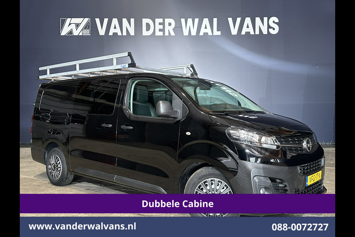 Opel Vivaro 2.0 CDTI 123pk L3H1 Dubbele cabine Euro6 Airco | 5-Zits | Camera | Navigatie | Apple Carplay Android Auto, Cruisecontrol, 2500kg Trekhaak, Parkeersensoren