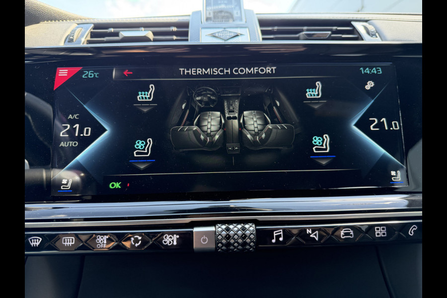DS Ds 7 Crossback 300pk E-Tense 4x4 Louvre (Elektrisch Schuifdak - Leder incl verwarming/koeling/massage/geheugen - NightVision - Focal Electra -