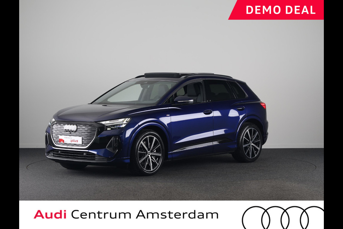Audi Q4 e-tron 45 S edition Competition 82 kWh 286 pk | Panoramadak | Achteruitrijcamera | Apple Carplay |