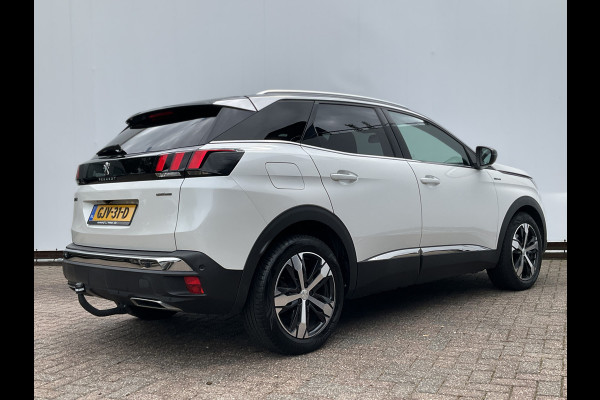 Peugeot 3008 1.6 181PK GT Line Automaat Trekhaak Pano Leer Adap.Cruise 360° Carplay Voll.Onderhouden BOMVOL!