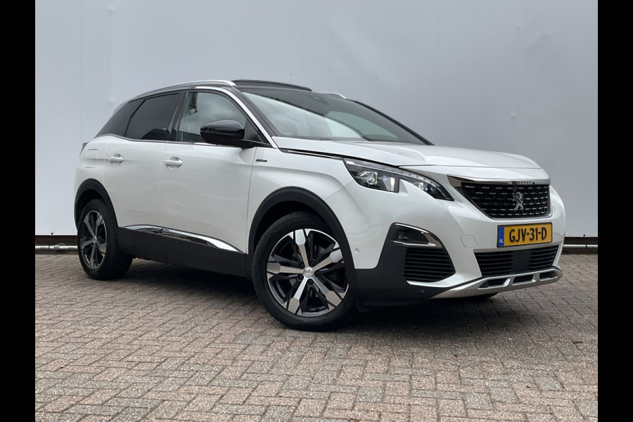 Peugeot 3008 1.6 181PK GT Line Automaat Trekhaak Pano Leer Adap.Cruise 360° Carplay Voll.Onderhouden BOMVOL!