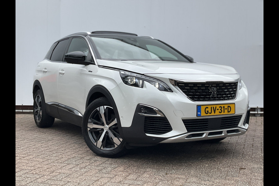 Peugeot 3008 1.6 181PK GT Line Automaat Trekhaak Pano Leer Adap.Cruise 360° Carplay Voll.Onderhouden BOMVOL!