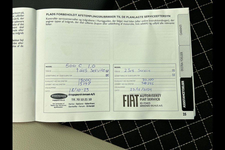 Fiat 500C 1.0 Hybrid Dolcevita Cabriolet Climate Control Sportstoelen Parkeersensoren achter Cruise Control DAB Lichtmetalen Velgen