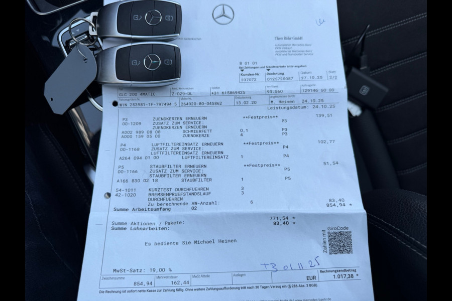 Mercedes-Benz GLC 200 4MATIC Premium Plus, AMG, Burmester, CarPlay, 19 inch, trekhaak
