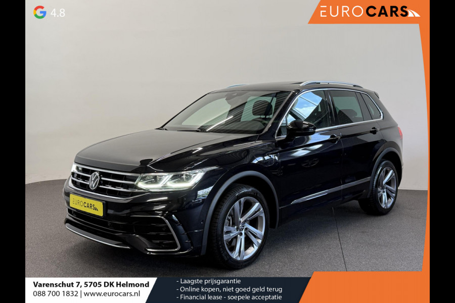 Volkswagen Tiguan 1.4 TSI eHybrid R-Line Business+ Automaat Trekhaak Panoramadak Navigatie IQ Light Stoel en Stuurverwarming Draadloze telefoonlader Digital Cockpit Climate Control Parkeersensoren 19 Inch