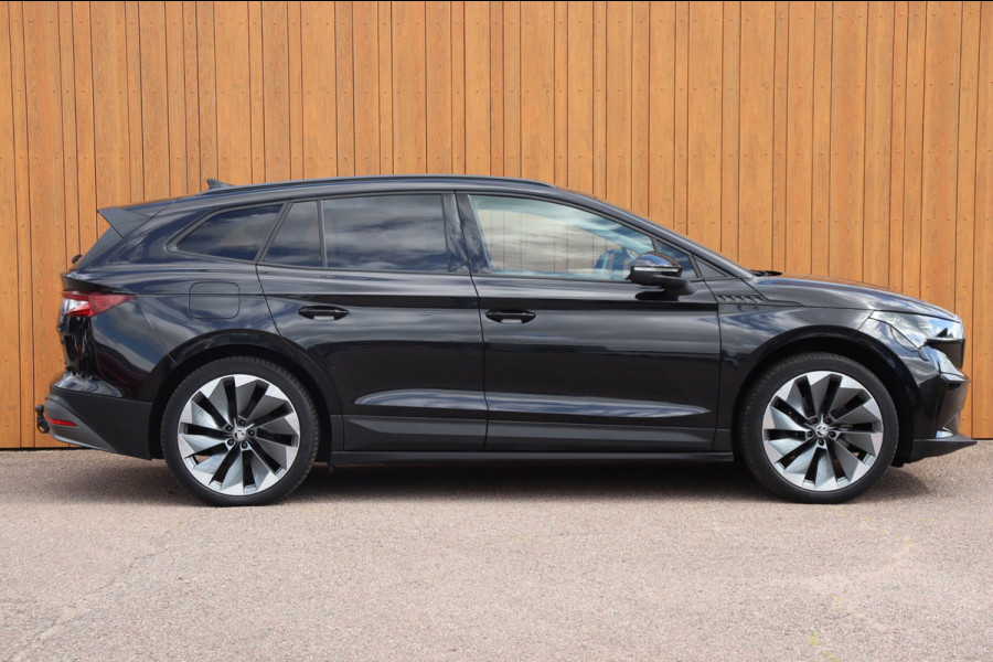 Škoda ENYAQ iV 60 Sportline schuifdak el.trekhaak camera's leer+mem+vw org.NL 93,53% travel assist