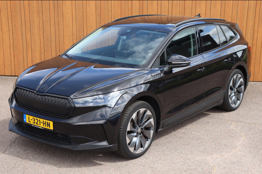 Škoda ENYAQ iV 60 Sportline schuifdak el.trekhaak camera's leer+mem+vw org.NL 93,53% travel assist