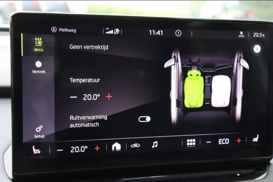 Škoda ENYAQ iV 60 Sportline schuifdak el.trekhaak camera's leer+mem+vw org.NL 93,53% travel assist