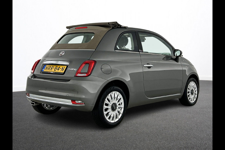 Fiat 500C 1.0 Hybrid Dolcevita Cabriolet Climate Control Sportstoelen Parkeersensoren achter Cruise Control DAB Lichtmetalen Velgen