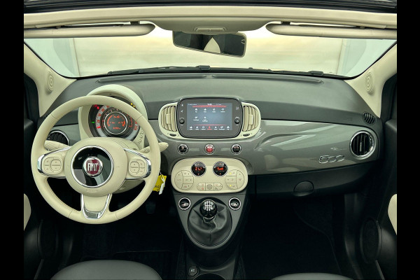 Fiat 500C 1.0 Hybrid Dolcevita Cabriolet Climate Control Sportstoelen Parkeersensoren achter Cruise Control DAB Lichtmetalen Velgen