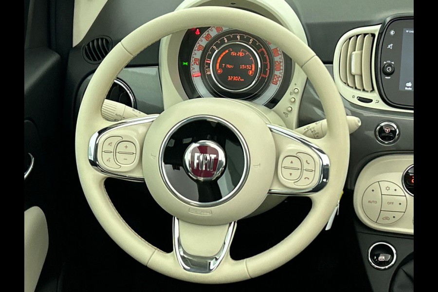 Fiat 500C 1.0 Hybrid Dolcevita Cabriolet Climate Control Sportstoelen Parkeersensoren achter Cruise Control DAB Lichtmetalen Velgen