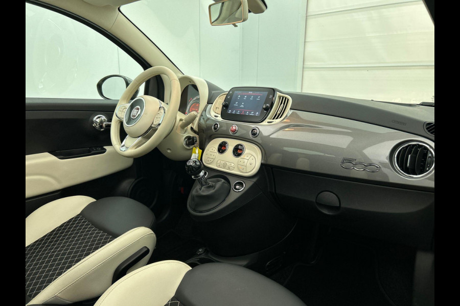 Fiat 500C 1.0 Hybrid Dolcevita Cabriolet Climate Control Sportstoelen Parkeersensoren achter Cruise Control DAB Lichtmetalen Velgen