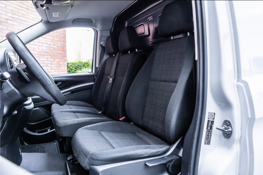 Mercedes-Benz Vito eVito Lang | Camera | Navigatie | Stoelverwarming | Airco | 3 zitter | Betimmering | Nieuwe APK | Zero emission | E-vito
