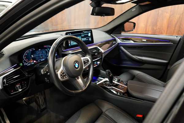 BMW 5 Serie 530i M-Sport M Sport|Pano|Leder|HUD|Dealer onderhouden