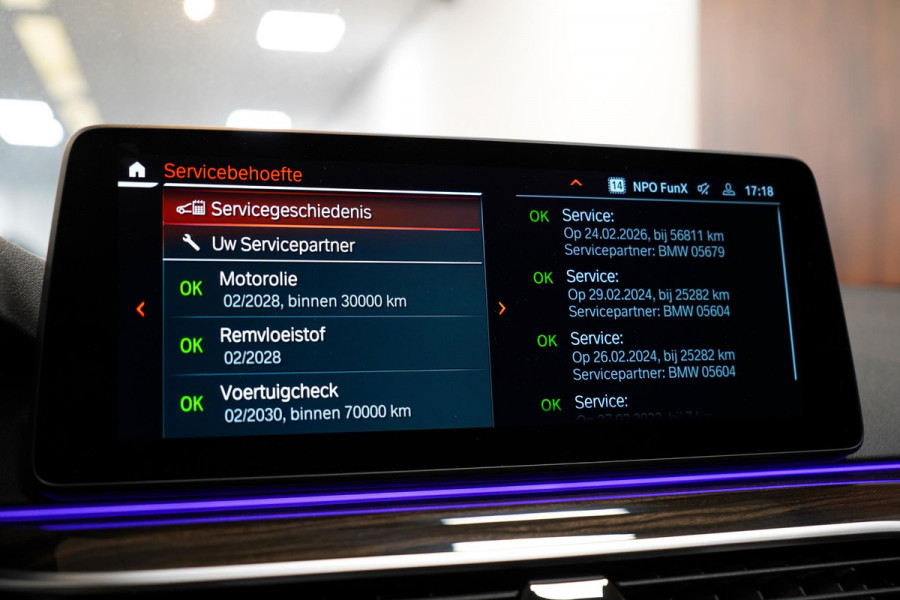 BMW 5 Serie 530i M-Sport M Sport|Pano|Leder|HUD|Dealer onderhouden