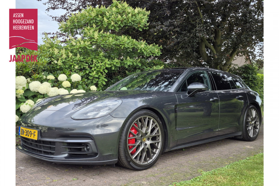 Porsche Panamera Sport Turismo BWJ 2019 | 2.9 601PK 4 E-Hybrid NL AUTO | LEER | PANO | 21'' LMV | CAMERA | LEER | AD CRUISE | CARPLAY | BOSE | PDC | LUCHTVERING
