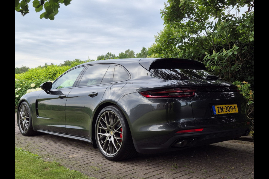Porsche Panamera Sport Turismo BWJ 2019 | 2.9 601PK 4 E-Hybrid NL AUTO | LEER | PANO | 21'' LMV | CAMERA | LEER | AD CRUISE | CARPLAY | BOSE | PDC | LUCHTVERING