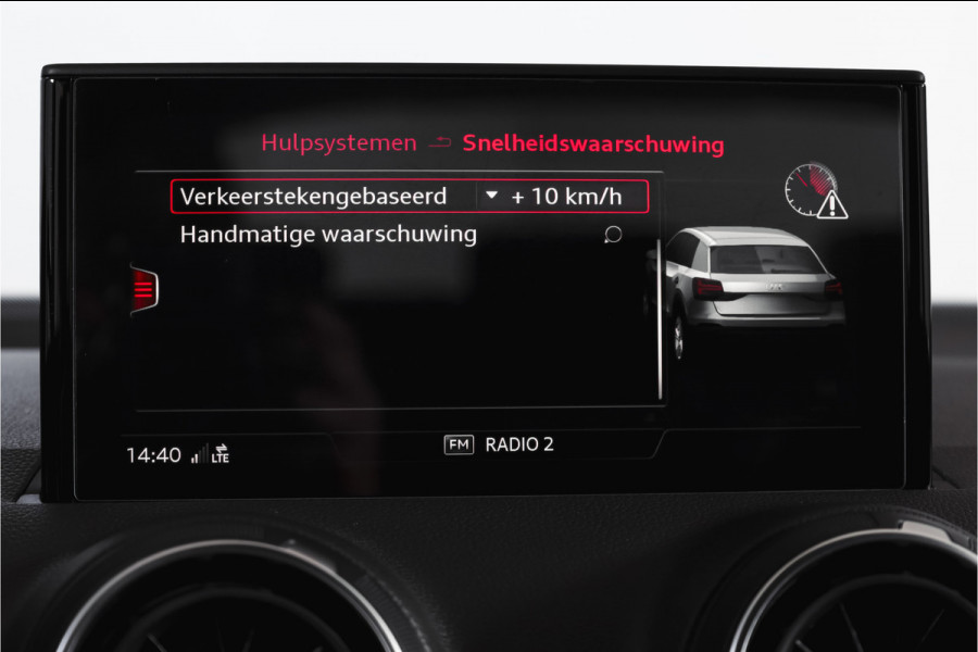 Audi Q2 35 TFSI Pro Line | Dig. Cockpit | Adapt. Cruise | Stoelverw. | PDC | Camera | NAV + App.Connect | ECC | Elek. Klep | LM 17" |