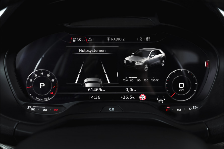 Audi Q2 35 TFSI Pro Line | Dig. Cockpit | Adapt. Cruise | Stoelverw. | PDC | Camera | NAV + App.Connect | ECC | Elek. Klep | LM 17" |