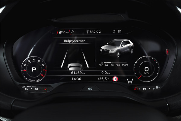 Audi Q2 35 TFSI Pro Line | Dig. Cockpit | Adapt. Cruise | Stoelverw. | PDC | Camera | NAV + App.Connect | ECC | Elek. Klep | LM 17" |