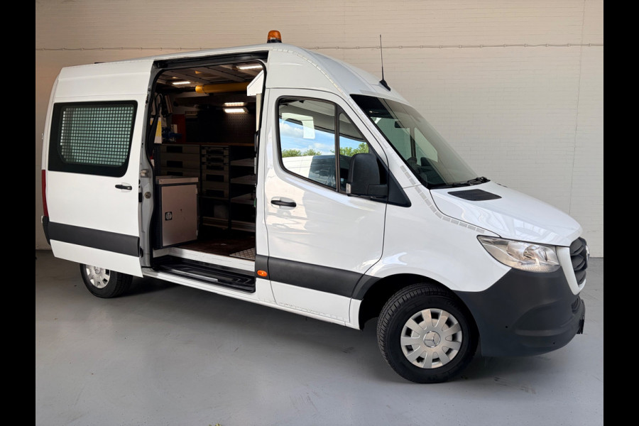 Mercedes-Benz Sprinter Automaat Servicewagen 314 2.2 CDI 140PK L2H2 euro6 BOTT, Victron V230, Standkachel Trekhaak RIJKLAARPRIJS