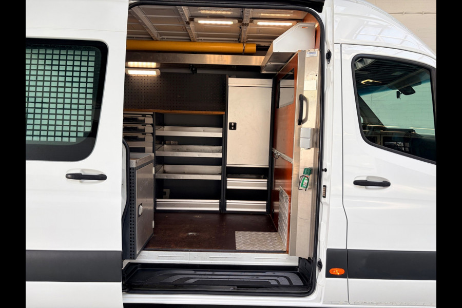 Mercedes-Benz Sprinter Automaat Servicewagen 314 2.2 CDI 140PK L2H2 euro6 BOTT, Victron V230, Standkachel Trekhaak RIJKLAARPRIJS