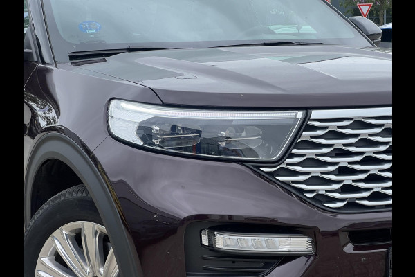 Ford Explorer 3.0 V6 EcoBoost PHEV Platinum | Afneembare trekhaak | Panoramadak | Bang&Olufsen | 360 graden camera | Stoelverwarming/koeling