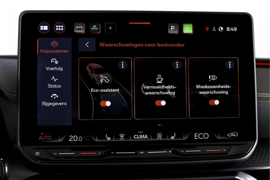 CUPRA Formentor 1.5 TSI e-Hybrid VZ Performance | Dig. Cockpit | Adapt. Cruise | Stoel-+Stuurverw. | PDC | Camera | NAV + App. Connect | ECC | Sennheiser | Elek. Klep | LM 19" | 5475